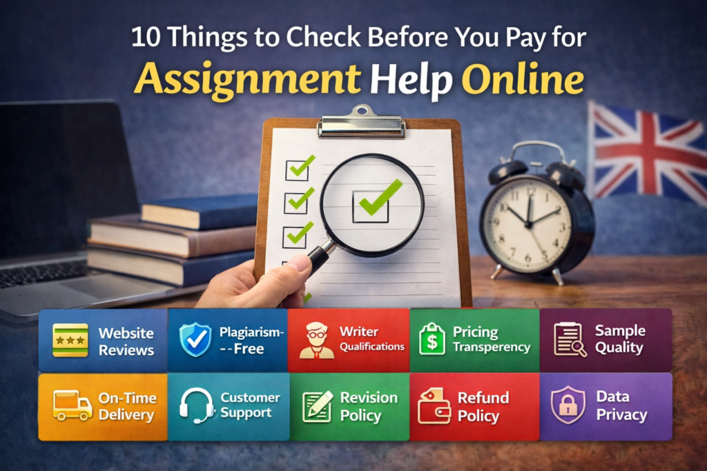 10 Things to Check Before You Pay for Assignment Help Online